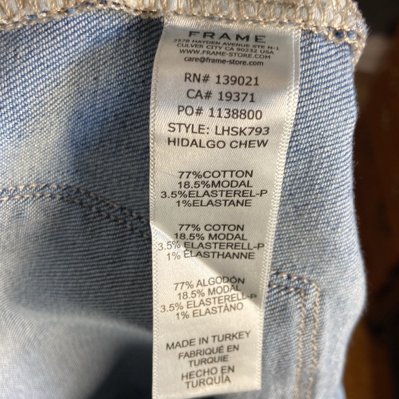 FRAME Le High Skinny Jeans. Size 31 - Picture 14 of 14